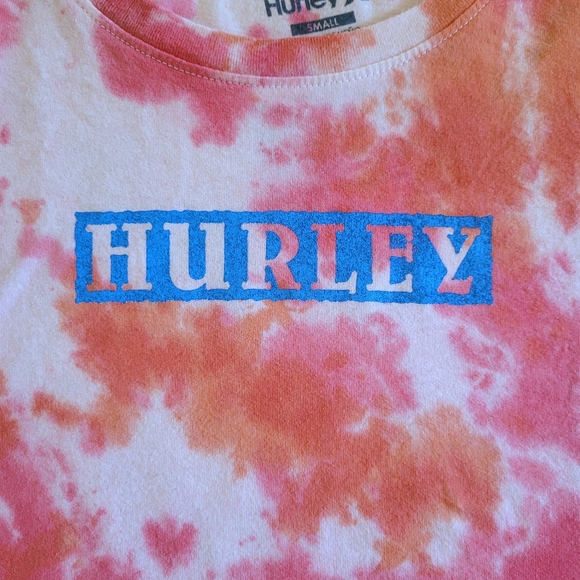 Hurley🌊 Tie Dye Cropped Tee👕 - NWT - Picture 6 of 11